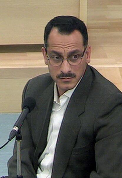 Abdulla Khayata, en el juicio contra la célula española de Al Qaeda.