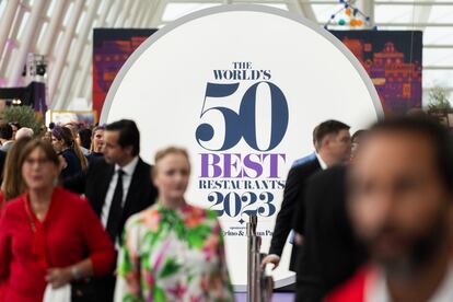 Ambiente durante la gala 'The World's 50 Best Restaurants', en el Palau de Les Arts, a 20 de junio de 2023, en Valencia, Comunidad Valenciana (España)