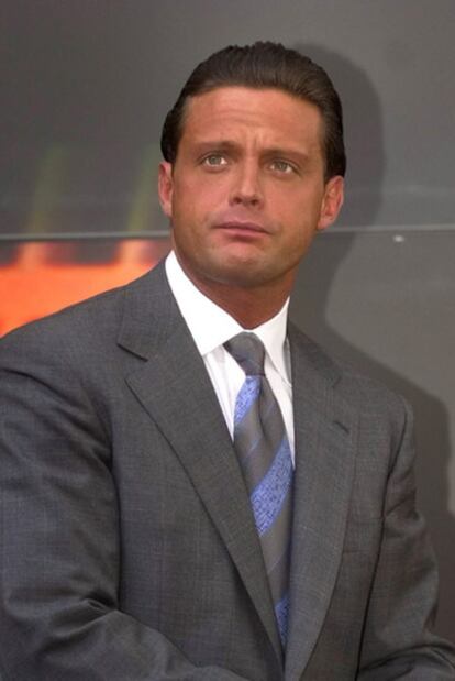 El cantante Luis Miguel.