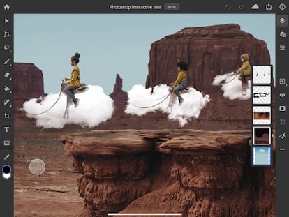 Adobe Photoshop para iPad.