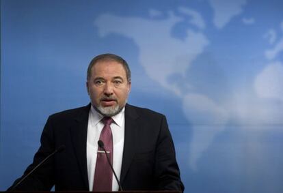 Avigdor Lieberman, ministro de Exteriores de Israel.