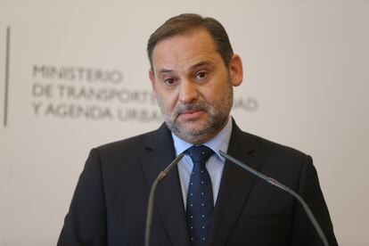 José Luis Ábalos, el 12 de julio, cuando aún era ministro de Transportes, Movilidad y Agenda Urbana.