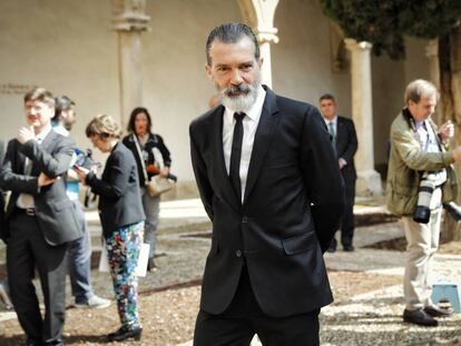 Antonio Banderas recibe el premio Camino Real en la Universidad de Alcalá de Henares