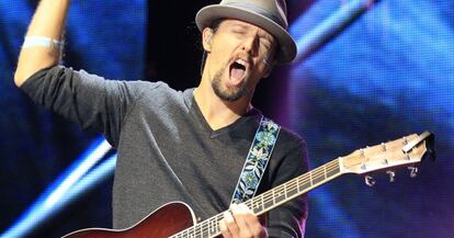 Jason Mraz en acción.