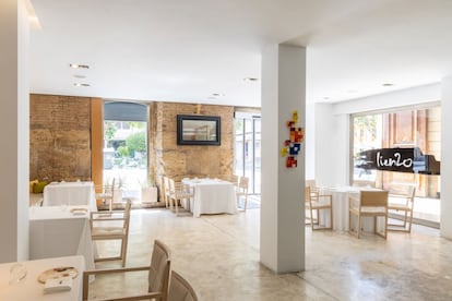 Restaurante Lienzo, en Valencia, de la también cocinera María José Martínez. La Comunidad Valenciana ha logrado seis nuevas estrellas en esta convocatoria.