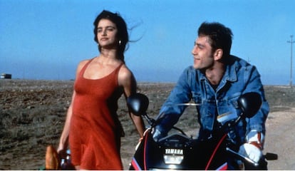 Penélope Cruz y Javier Bardem en una escena de 'Jamón, Jamón'