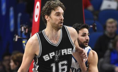 Pau Gasol y Ricky Rubio.