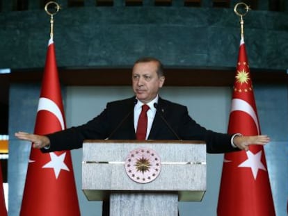 Recep Tayyip Erdogan, el martes en Ankara.