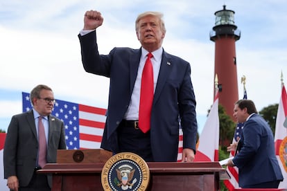 El presidente de EE UU, Donald Trump.