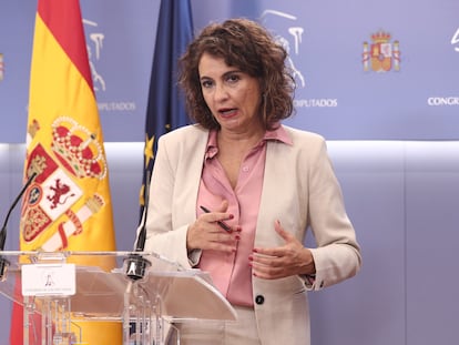 La ministra de Hacienda, María Jesús Montero, el 30 de septiembre.