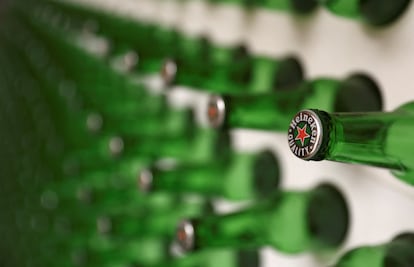 Una imagen de las cervezas Heineken.