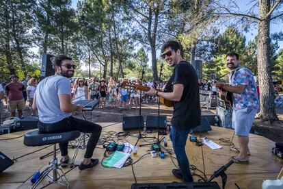 Concierto en una edición pasada del Ribeira Sacra Festival, en Galicia.