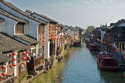 La ciudad de Suzhou está llena de canales y bellos jardines Patrimonio de la Humanidad.