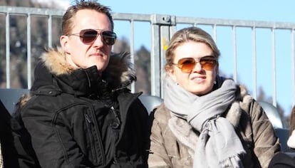 Michael Schumacher y su esposa Corinna.