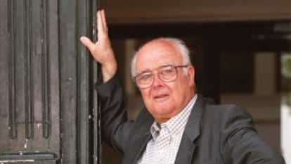 Francisco M&aacute;rquez Villanueva, gran maestro de hispanistas, en 2003.