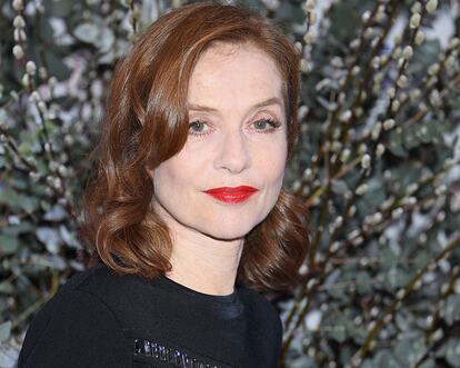 La actriz Isabelle Huppert.