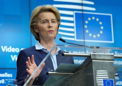 La presidenta de la Comisión Europea, Ursula von der Leyen.