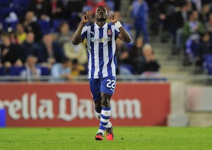 Wakaso, en un partido con el Espanyol.