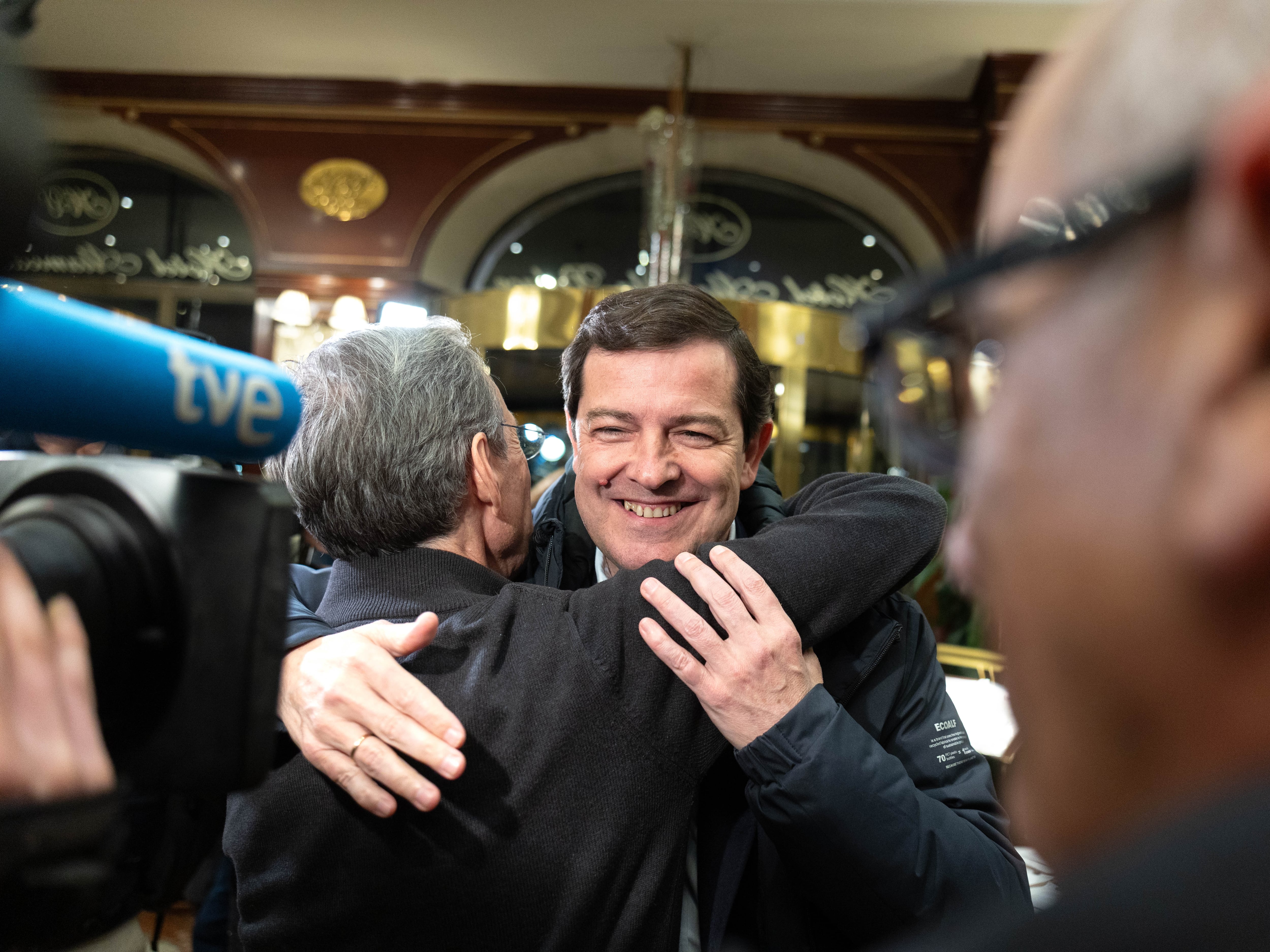 Alfonso Fernández Mañueco, este domingo en el Hotel Alameda Palace, a 15 de marzo de 2026, en Salamanca.