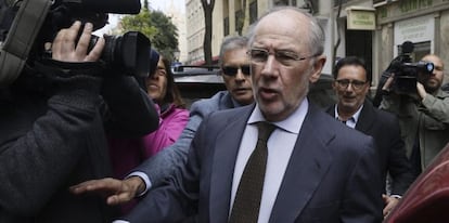 El exvicepresidente del Gobierno y expresidente de Bankia Rodrigo Rato. 