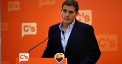 Ciudadanos leader Albert RIvera.