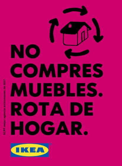 "Queríamos pervertir el sentido mismo de la publicidad y planterla como una proposición a no cosumir, un mensaje dirigido al consumidor para que se lo piense antes de comprar. ¿Cómo sería entonces nuestro trabajo, el de los publicistas? Ahí nació la idea".