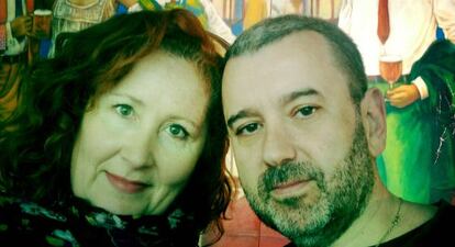 Dunia Ayaso y Félix Sabroso, en el teatro Infanta Isabel.