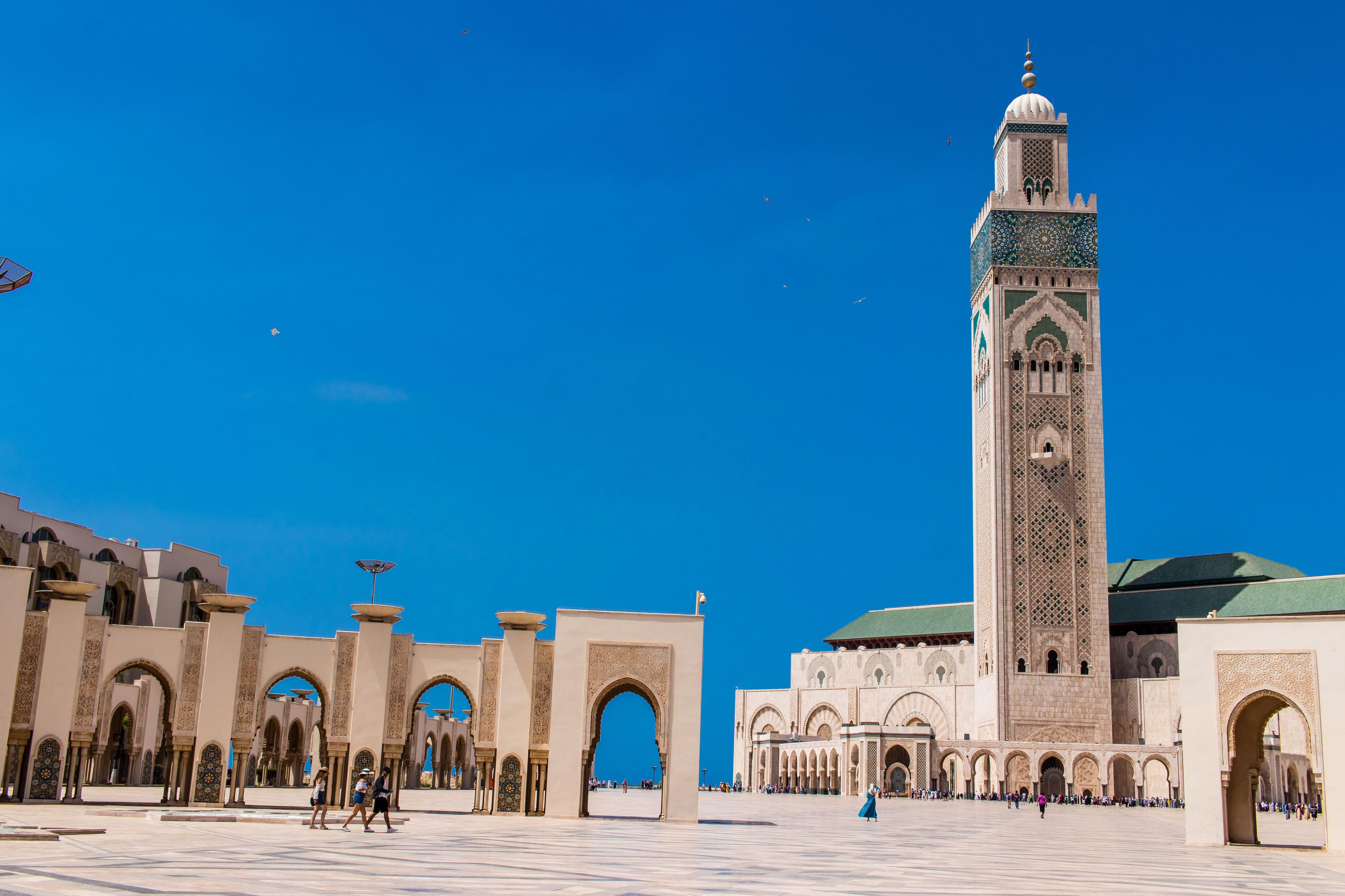 La gran mezquita Hassan II, inaugurada en 1993.