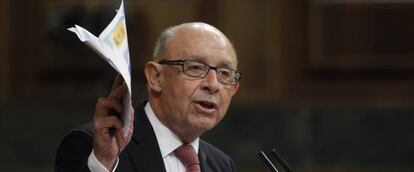 El ministro de Hacienda, Cristóbal Montoro.