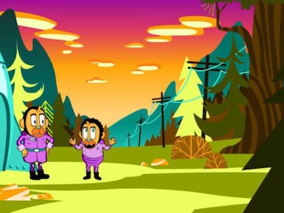 Los protagonistas de 'Monetes del espacio'