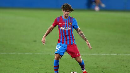 Collado, durante el pasado Gamper ante la Juventus.