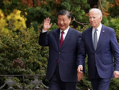 Xi Jinping y Joe Biden