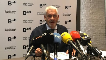 El presidente del Gremio de Hoteles de Barcelona, Jordi Clos.