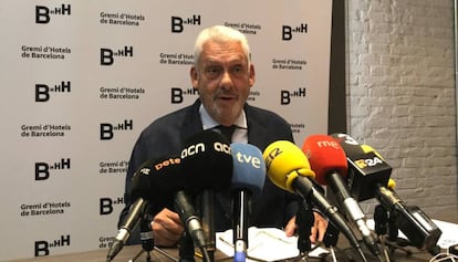 El presidente del Gremio de Hoteles de Barcelona, Jordi Clos. 