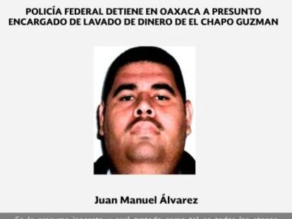 Retrato de Juan Manuel Álvarez difundido por la Policía Federal.