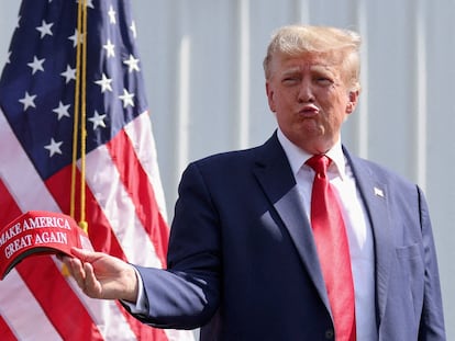 Donald Trump, en un acto electoral en Summerville, Carolina del Sur, el pasado 25 de septiembre.