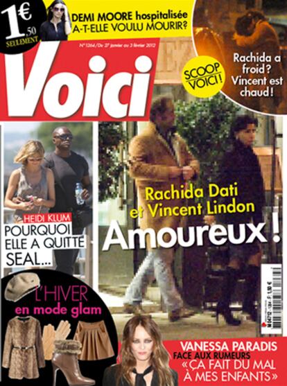 Portada de la revista <i>Voici.</i>