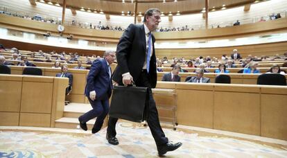 Sesión de control al Gobierno en el Senado.