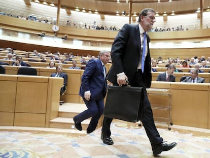 Sesión de control al Gobierno en el Senado.