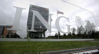 Sede de ING en Ámsterdam (Países Bajos).