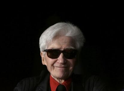 Alain Resnais fotografado no festival de Cannes em 2012.