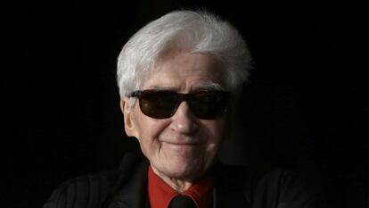 Alain Resnais fotografado no festival de Cannes em 2012.