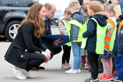 Los duques de Cambridge el pasado miércoles en Escocia.