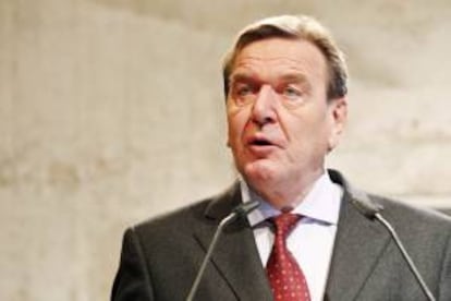 El excanciller alemán Gerhard Schroeder. EFE/Archivo