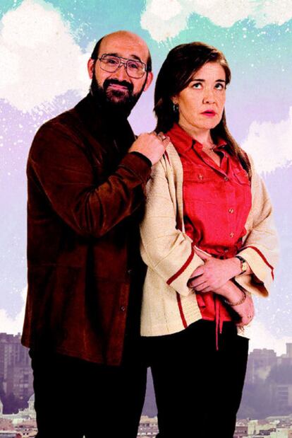 Javier Cámara y María Pujalte, en <i>Los quién </i>(Antena 3).