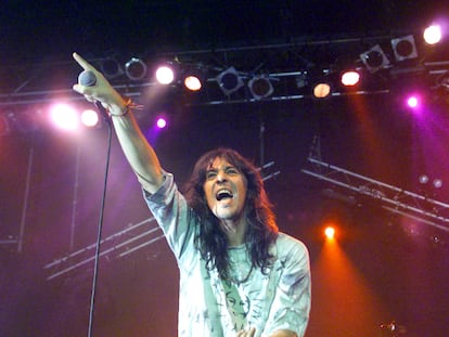 Gerard Quintana, líder de Sopa de Cabra, durante un concierto.