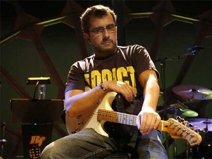 Andreu Buenafuente, en el plató de su programa, en Sant Just Desvern, Barcelona.