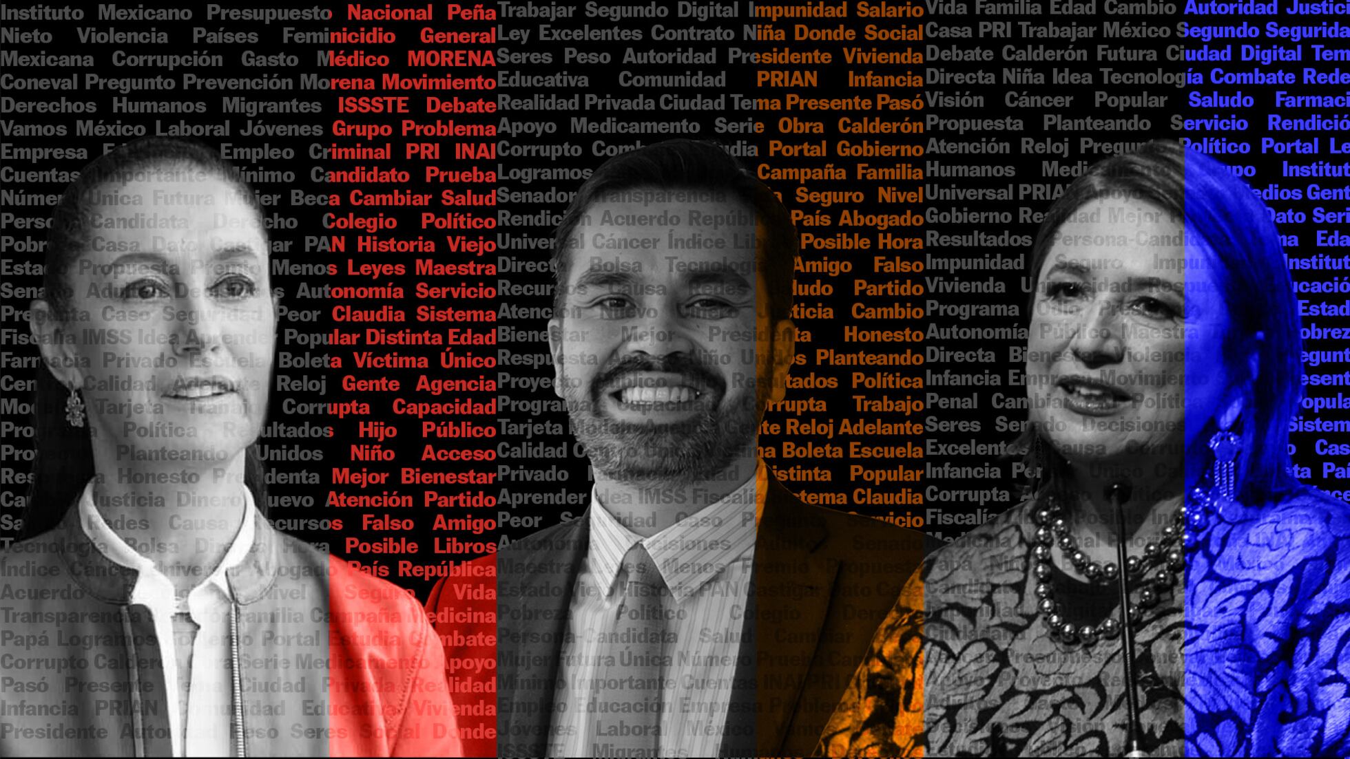 Claudia”, “PRIAN” y “vieja política”: los candidatos desnudan sus estrategias en el debate | Elecciones mexicanas 2024 | EL PAÍS México