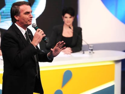 Marina interpelou Bolsonaro e foi aplaudida.