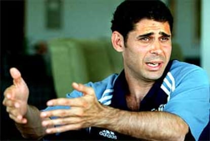 Fernando Hierro, en un momento de la entrevista concedida a EL PAÍS.